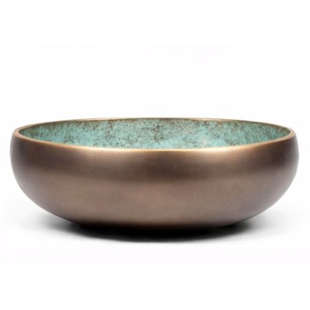 Verdigris Bronze Bathroom Basin Rustic Finish Artisan Crafted
